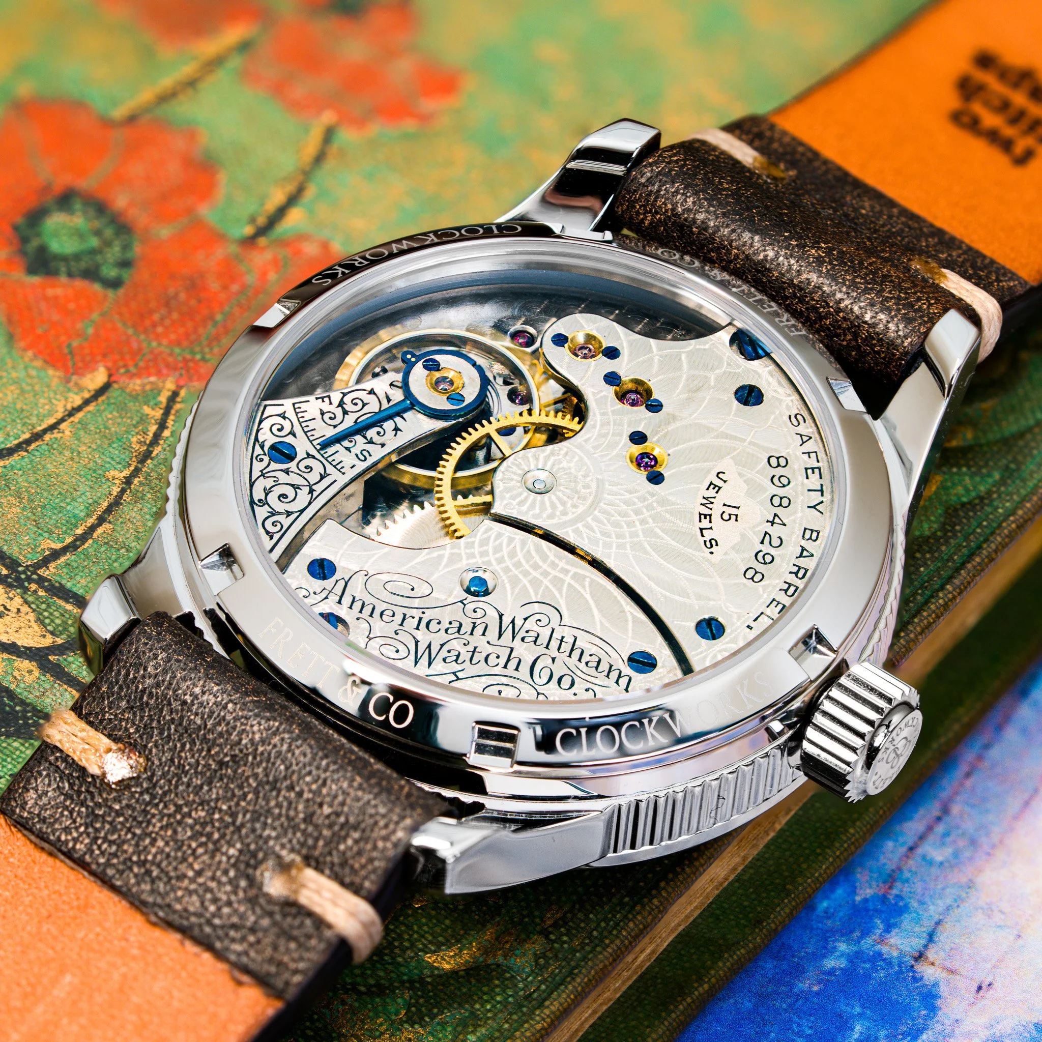 Waltham pocket watch conversion — Frett & Co Clockworks